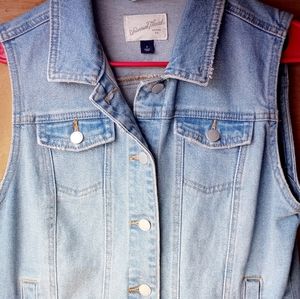 Womens Jean Vest size S